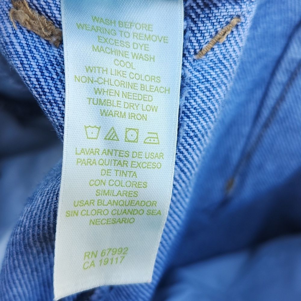 Sigrid Olsen "Impressionist" Relaxed Fit Mom Jeans, 1990s, 100% Cotton, 8 - Picture 7 of 9